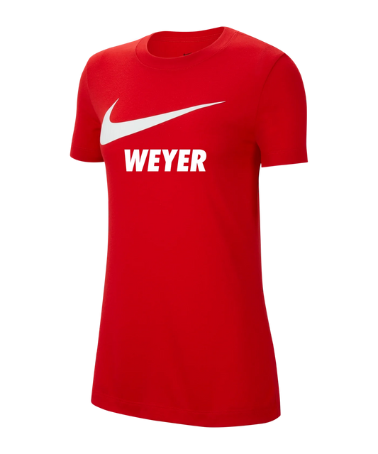NIKE Park 20 T-Shirt Swoosh Damen Rot SV Weyer