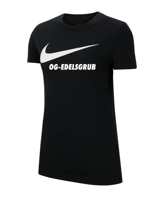 NIKE Park 20 T-Shirt Swoosh Damen Schwarz OG Edelsgroup