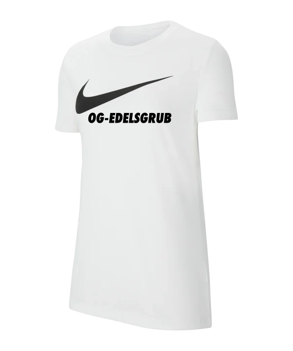 NIKE Park 20 T-Shirt Swoosh Damen Weiss OG Edelsgroup