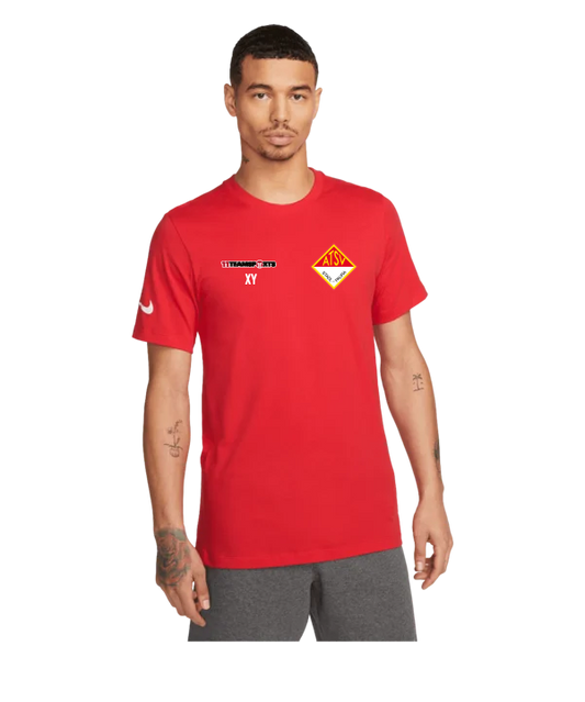NIKE Park 20 T-Shirt Rot Weiss ATSV Stadl-Paura