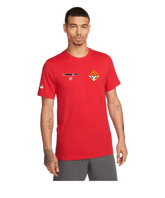 NIKE Park 20 T-Shirt Rot Weiss ATSV Stadl-Paura