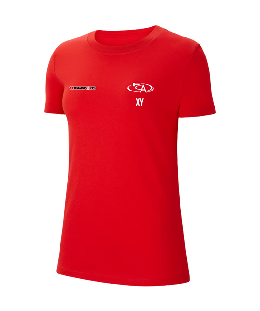 NIKE Park 20 T-Shirt Damen Rot Weiss FC Altmünster