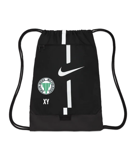 NIKE Academy Gymsack Schwarz SV-Grün-Weiß Micheldorf