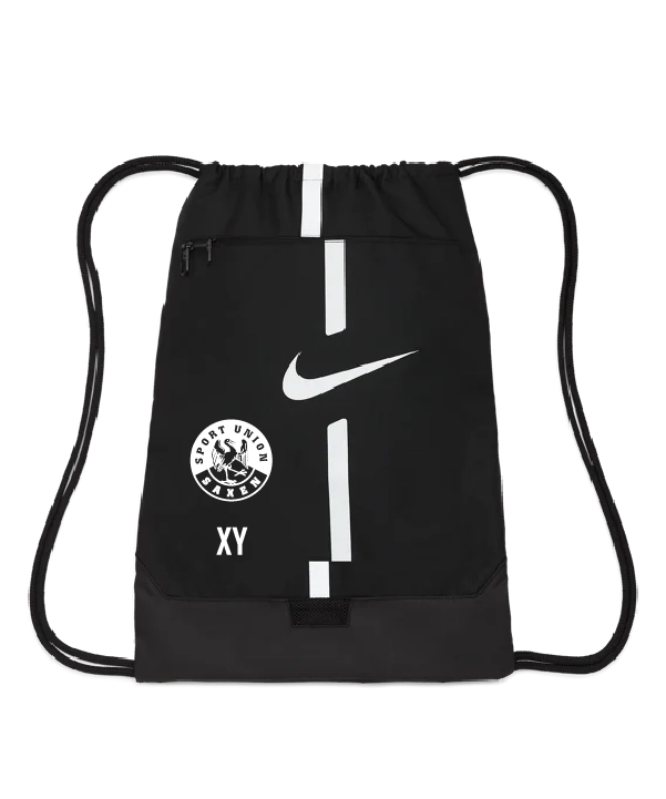NIKE Academy Gymsack Schwarz Union Saxen