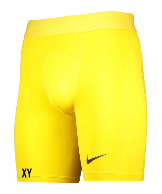 NIKE Pro Strike Short Gelb Schwarz Union Saxen