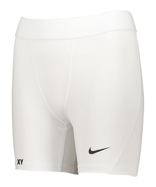 NIKE Pro Strike Short Damen Weiss Schwarz Ini