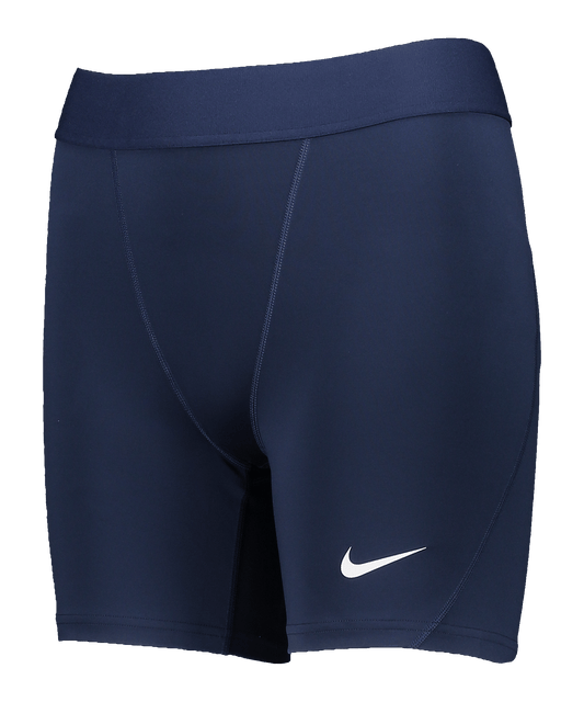 NIKE Pro Strike Short Damen Blau Weiss