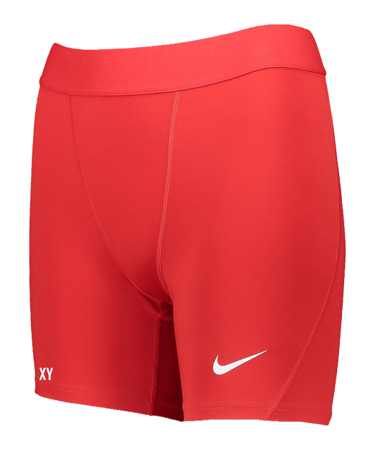 NIKE Pro Strike Short Damen Rot Weiss Ini