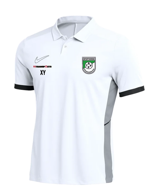 NIKE Academy 25 Polo Weiss TSV Frankenburg