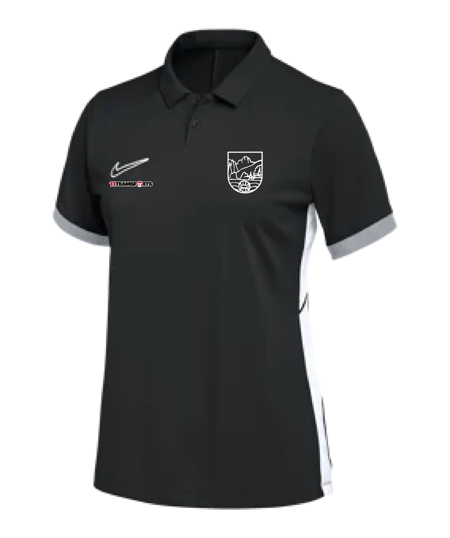 Nike Dri-FIT Academy 25 Fußball-Poloshirt-Damen-Schwarz FC Gaishorn