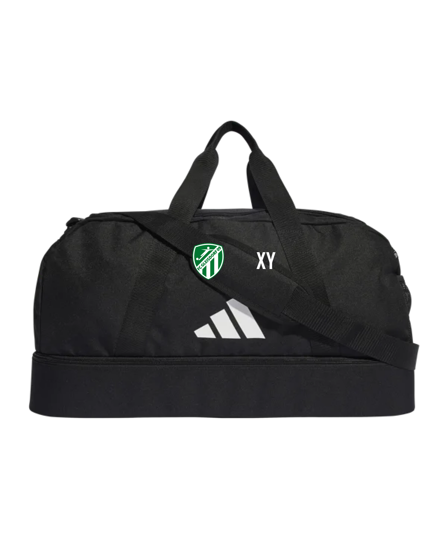 Adidas Duffel Bag Gr. M Schwarz Weiss FC Gleisdorf