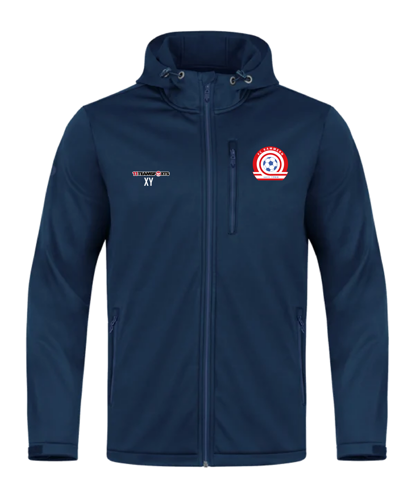 Jako Softshelljacke Herren Blau FC Kammern