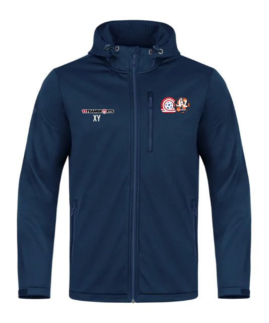 Jako Softshell Jacke Kinder Blau FC Kammern-JAZ Leoben