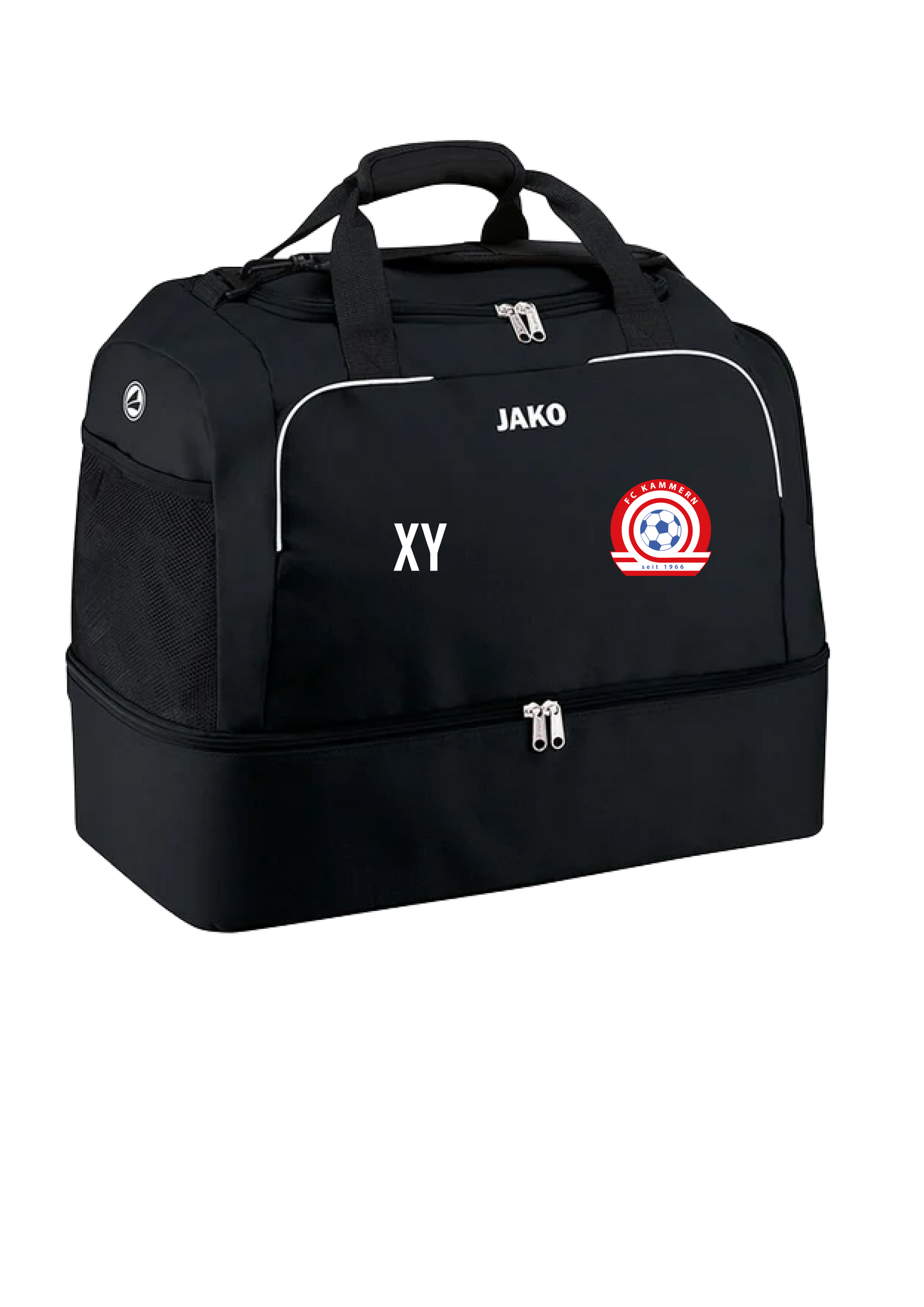 Jako Tache mit Bodenfach Senior Schwarz FC Kammern