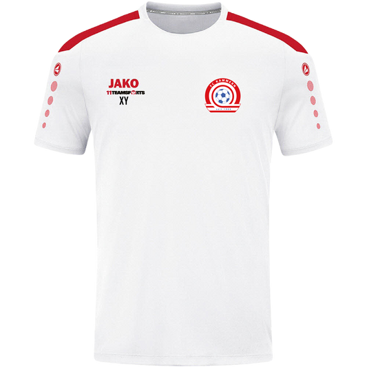 Jako Trainings Shirt Herren Weiß/Rot FC Kammern