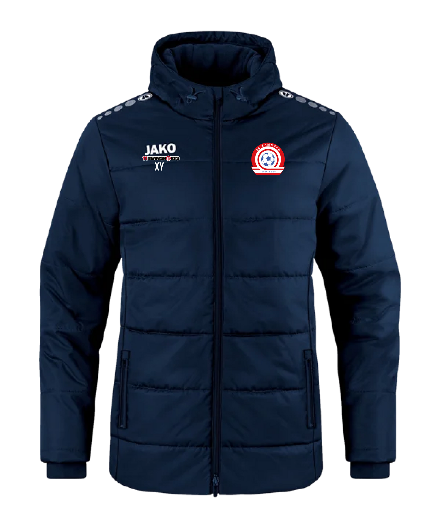 Jako Winterjacke Herren Blau FC Kammern
