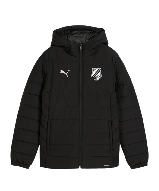 PUMA teamAdditions Padded Kapuzenjacke Kids Schwarz FC Pinggau-Friedberg Kinder