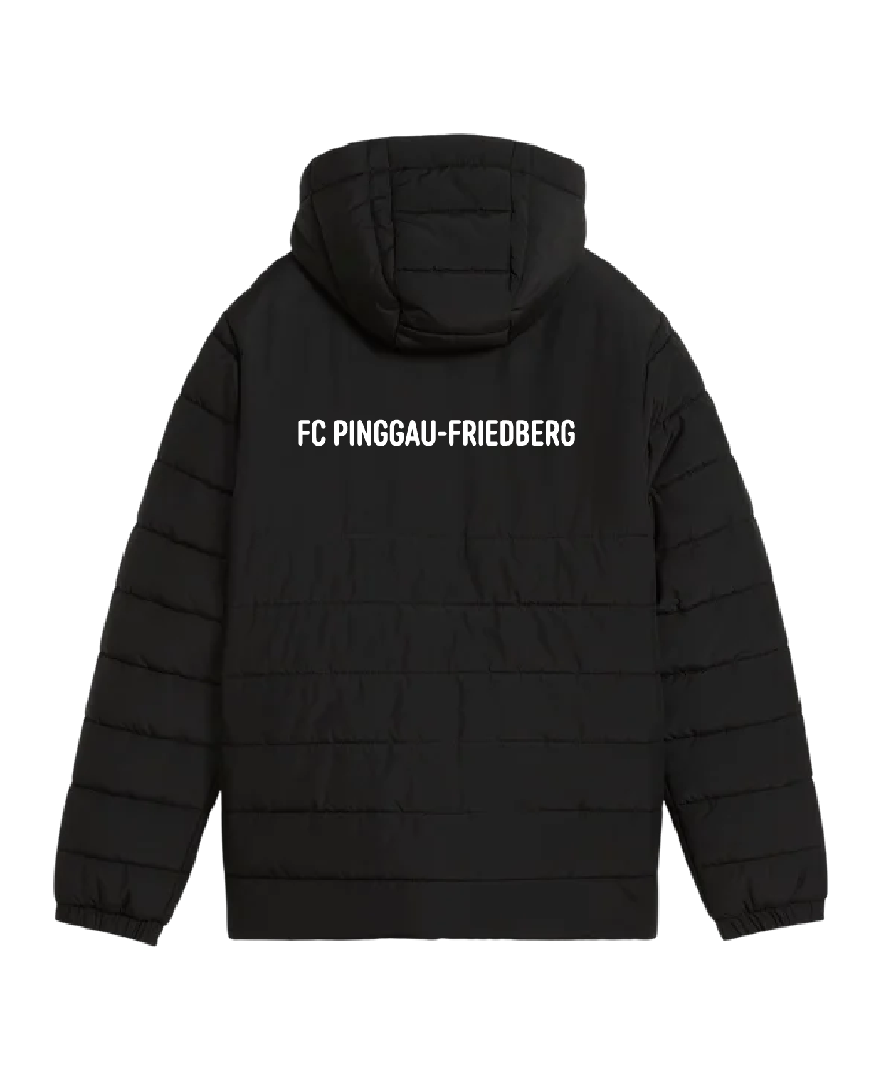 PUMA teamAdditions Padded Kapuzenjacke Kids Schwarz FC Pinggau-Friedberg