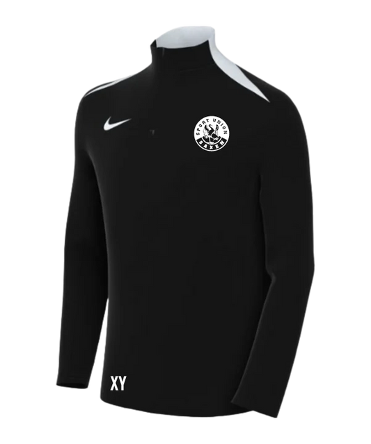 NIKE Academy Pro 24 Drill Top Schwarz Union Saxen