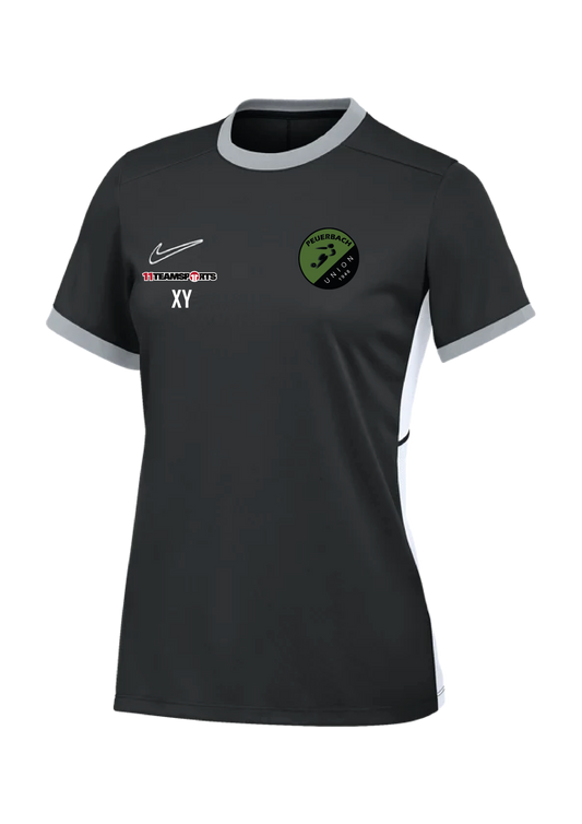 NIKE Academy 25 Trainingshirt Damen Schwarz Union Peuerbach