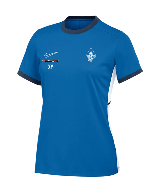 NIKE Academy 25 Trainingsshirt Damen Blau SC Schwanenstadt