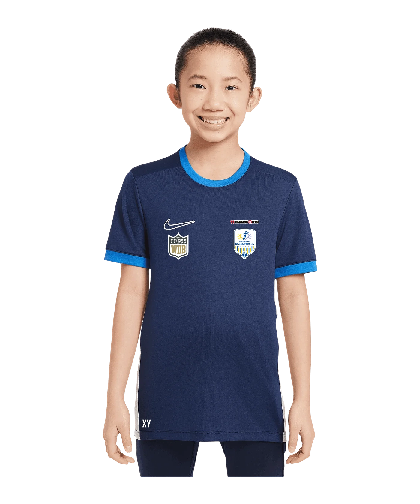 NIKE Academy 25 Trainingsshirt Kids Blau ÖTSV Union St. Martin