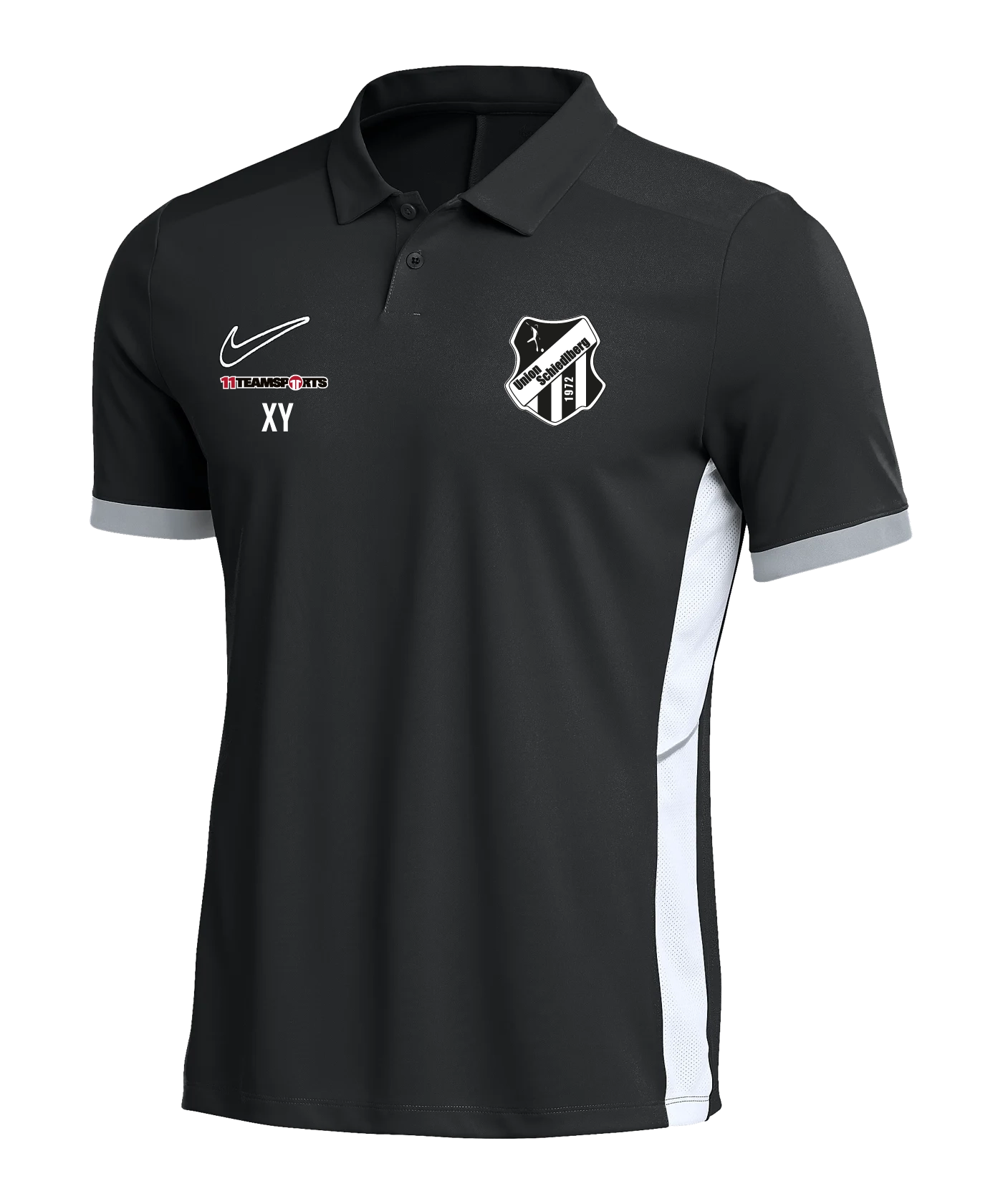 NIKE Academy 25 Polo Schwarz Union Schiedlberg