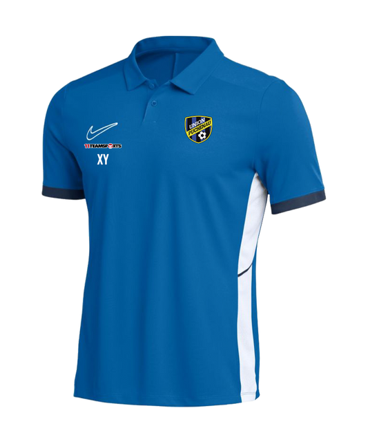 NIKE Academy 25 Polo Kids Blau Union Puchenau
