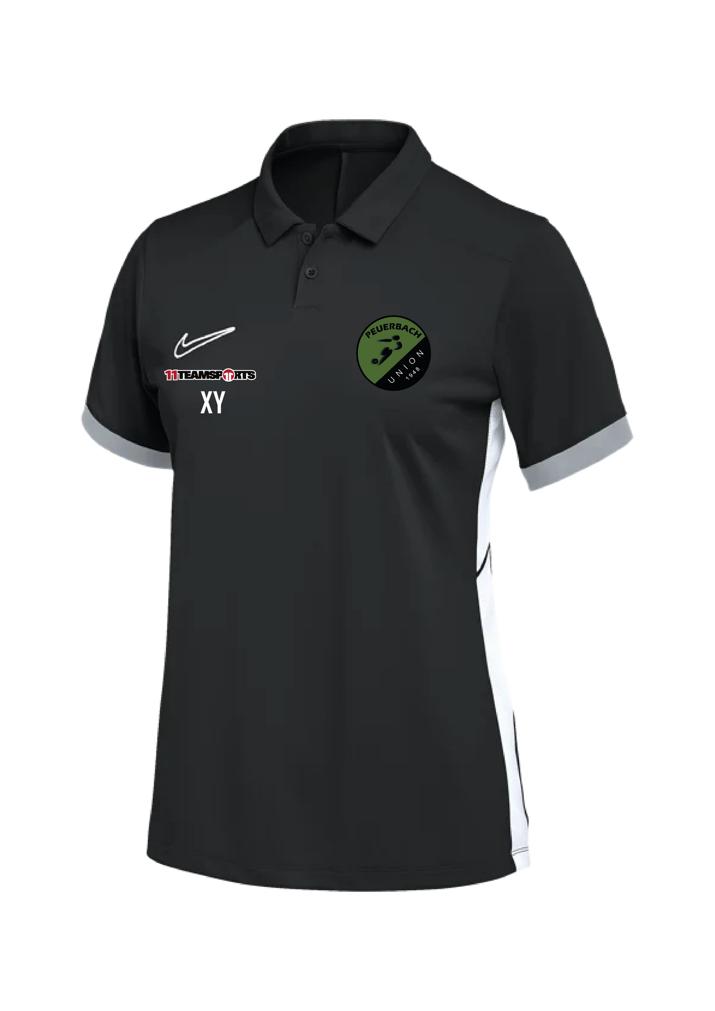 NIKE Academy 25 Polo Damen Schwarz Union Peuerbach
