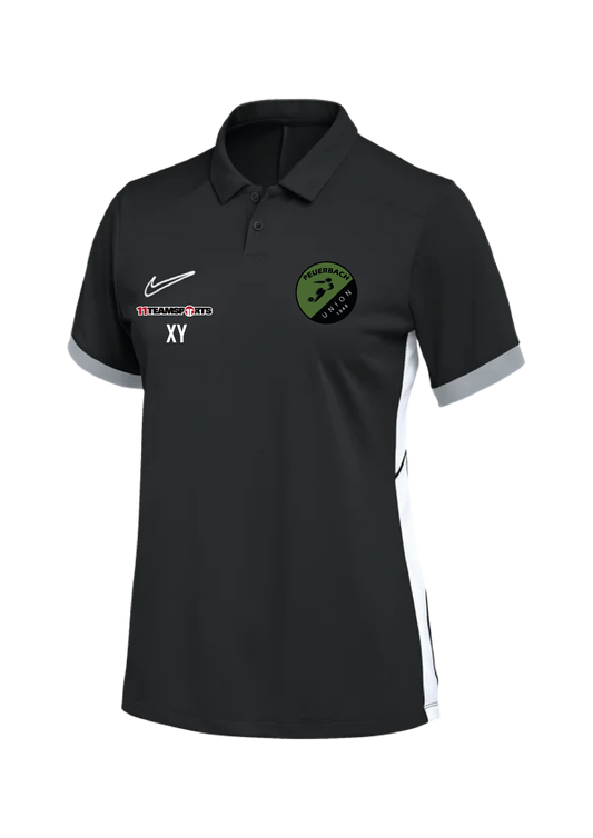 NIKE Academy 25 Polo Damen Schwarz Union Peuerbach