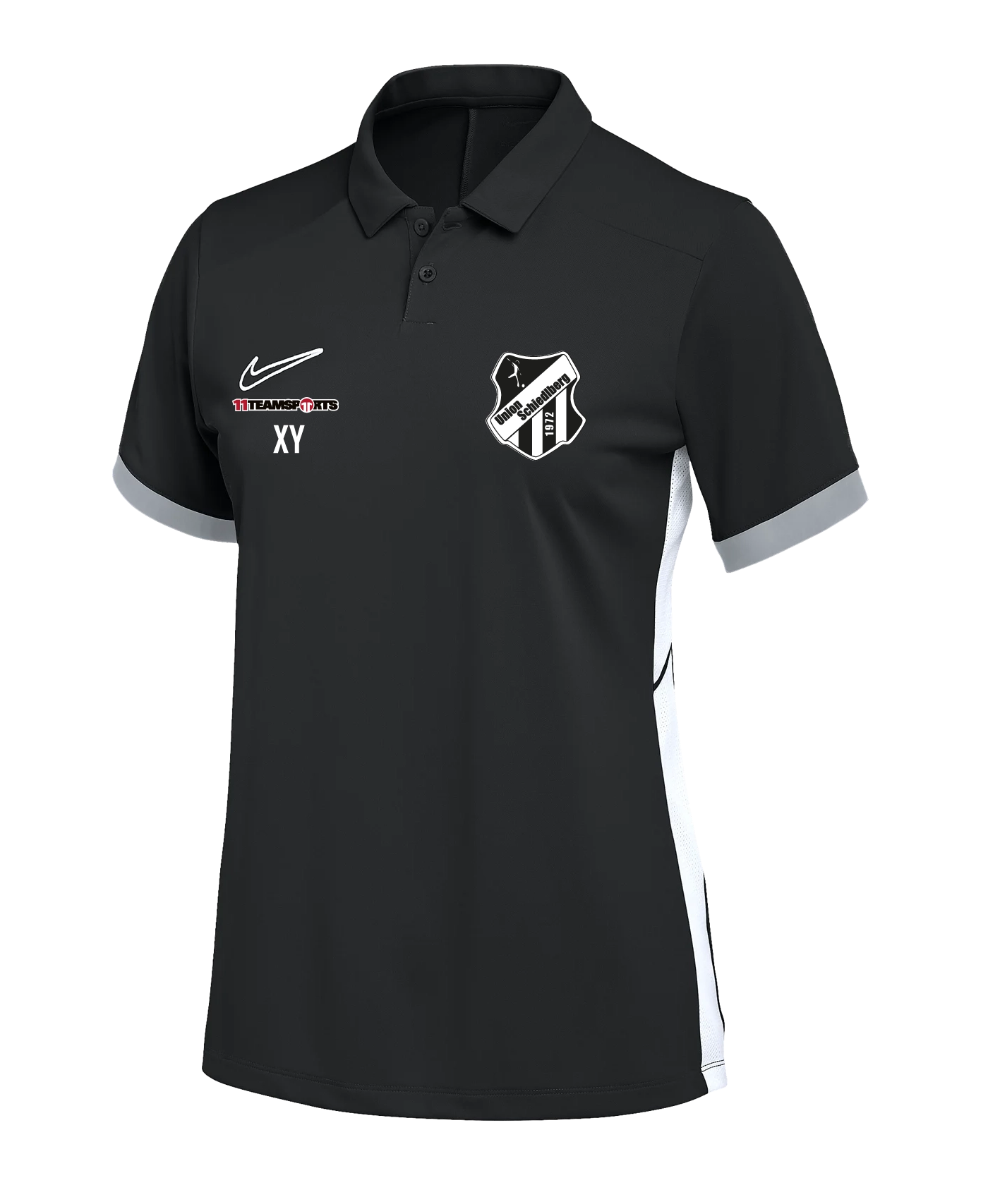 NIKE Academy 25 Polo Damen Schwarz Union Schiedlberg
