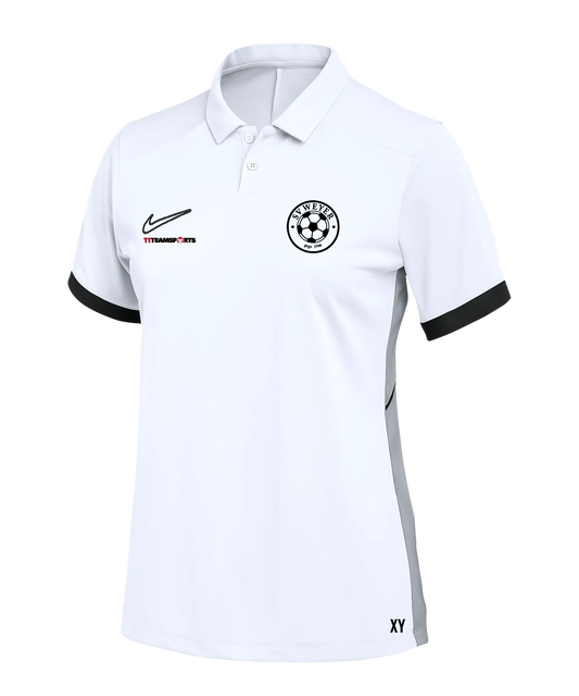 NIKE Academy 25 Polo Damen Weiss SV Weyer