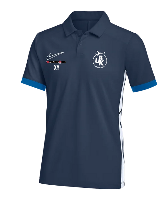 NIKE Academy 25 Polo Kids Blau Union Bad Kreuzen