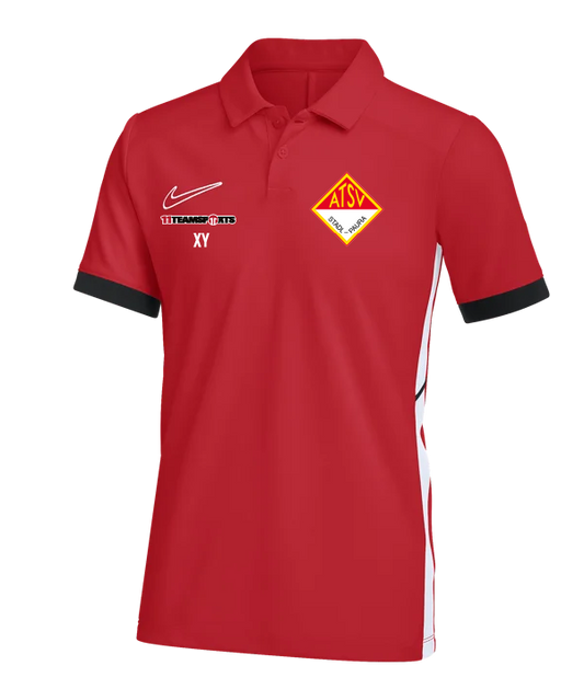 NIKE Academy 25 Polo Kids Rot ATSV Stadl-Paura