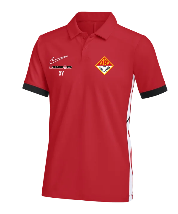 NIKE Academy 25 Polo Kids Rot ATSV Stadl-Paura