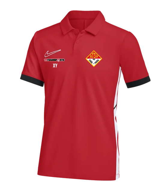 NIKE Academy 25 Polo Kids Rot ATSV Stadl-Paura