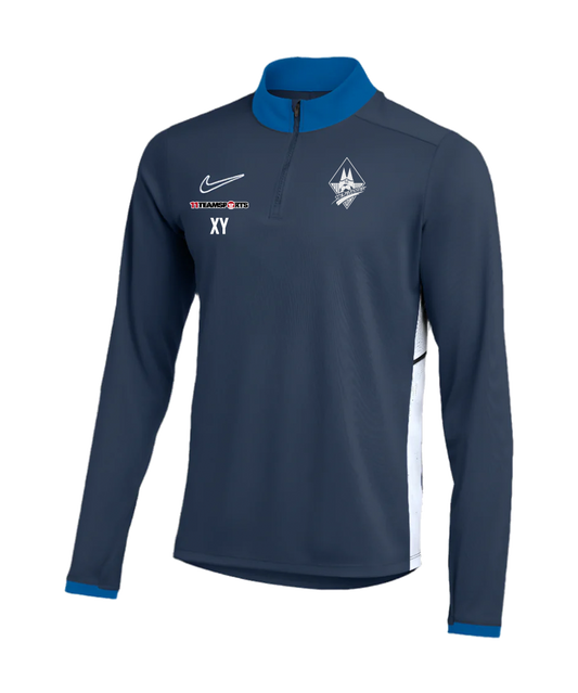 NIKE Academy 25 Drill Top Sweatshirt Blau SC Schwanenstadt