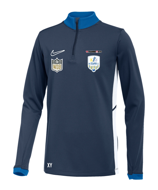 NIKE Academy 25 Drill Top Sweatshirt Blau ÖTSV Union St. Martin