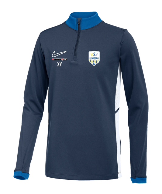 NIKE Academy 25 Drill Top Sweatshirt Blau ÖTSV Union St. Martin