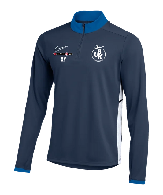 NIKE Academy 25 Drill Top Sweatshirt Blau Union Bad Kreuzen