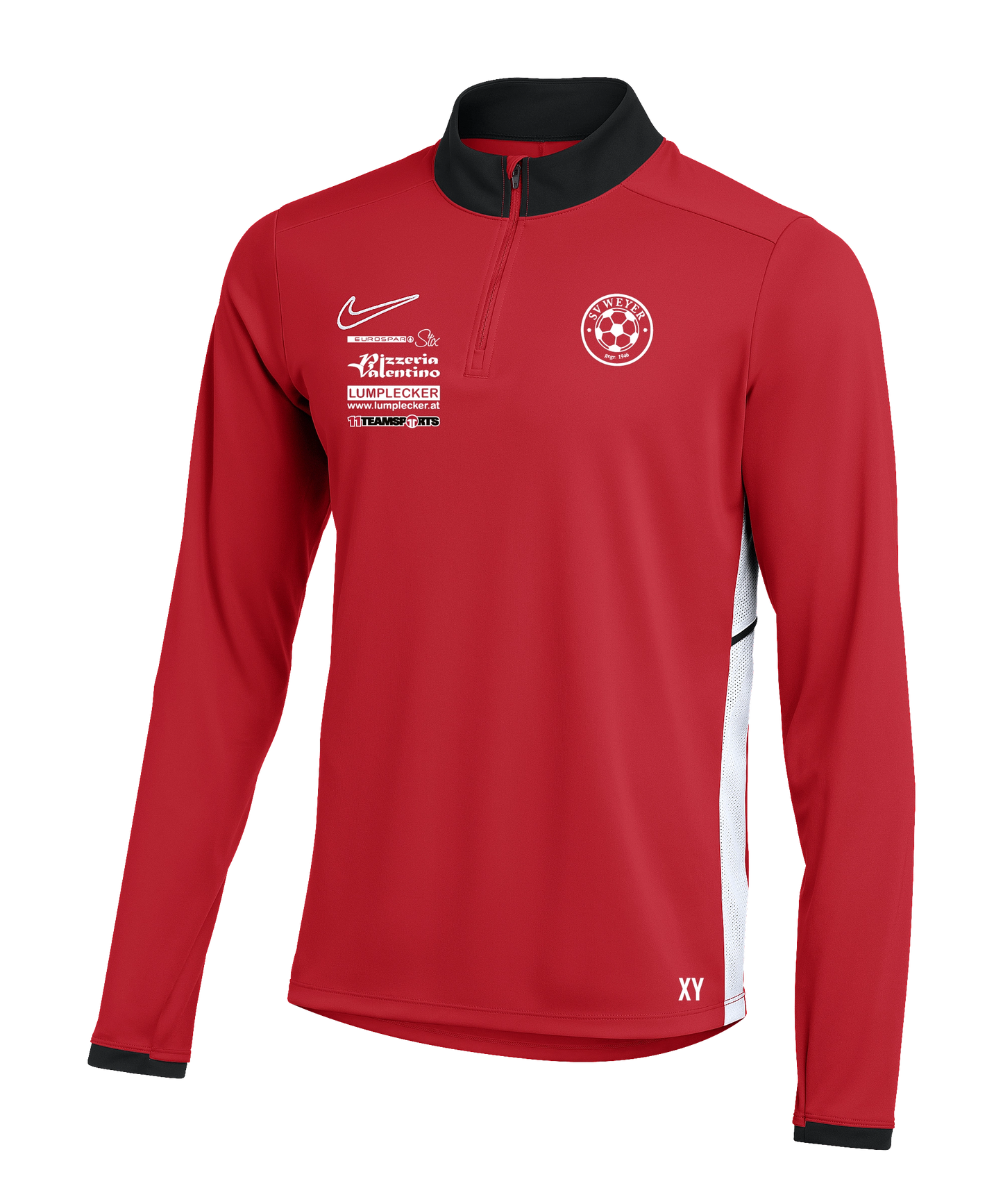 NIKE Academy 25 Drill Top Sweatshirt Rot SV Weyer