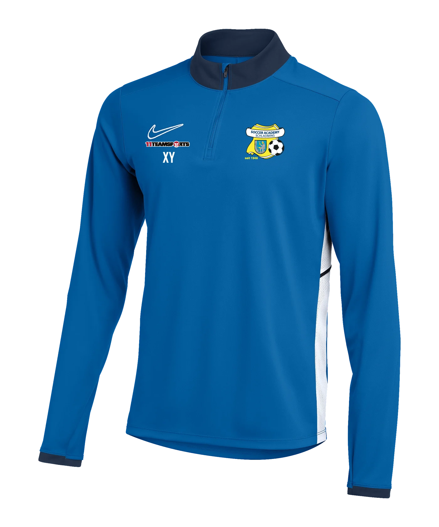 NIKE Academy 25 Drill Top Sweatshirt Blau FC Schladming