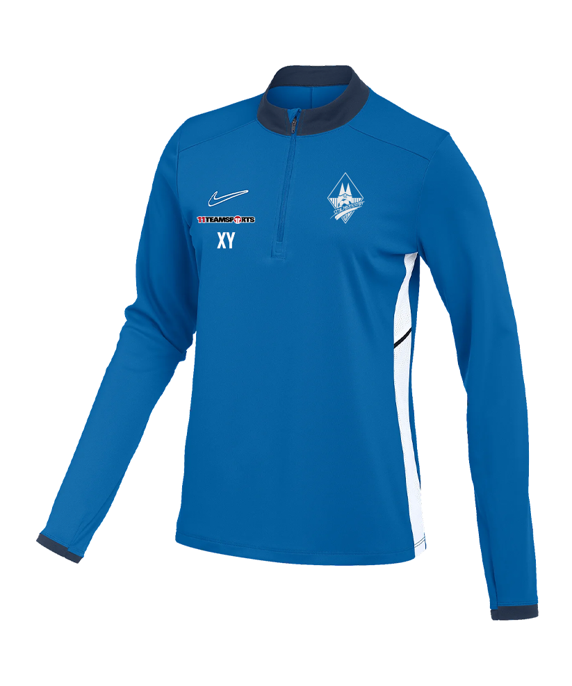 NIKE Academy 25 Drill Top Sweatshirt Damen Blau SC Schwanenstadt