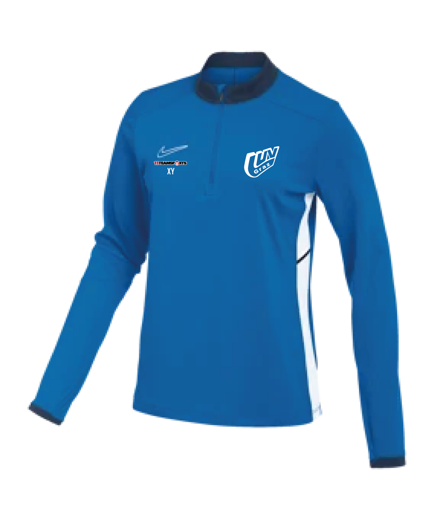 NIKE Academy 25 Drill Top Sweatshirt Damen Blau LUV Graz