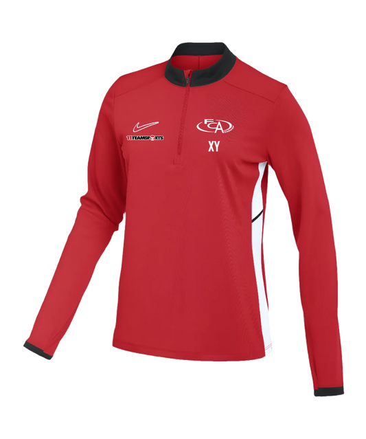 NIKE Academy 25 Drill Top Sweatshirt Damen Rot FC Altmünster