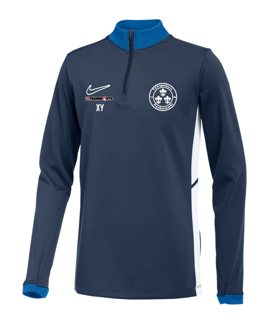 NIKE Academy 25 Drill Top Sweatshirt Kids Blau TSV Frankenmarkt