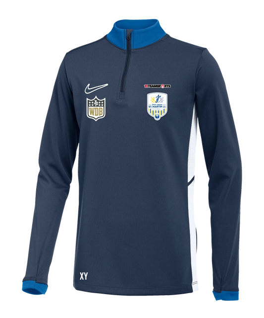 NIKE Academy 25 Drill Top Sweatshirt Kids Blau ÖTSV Union St. Martin