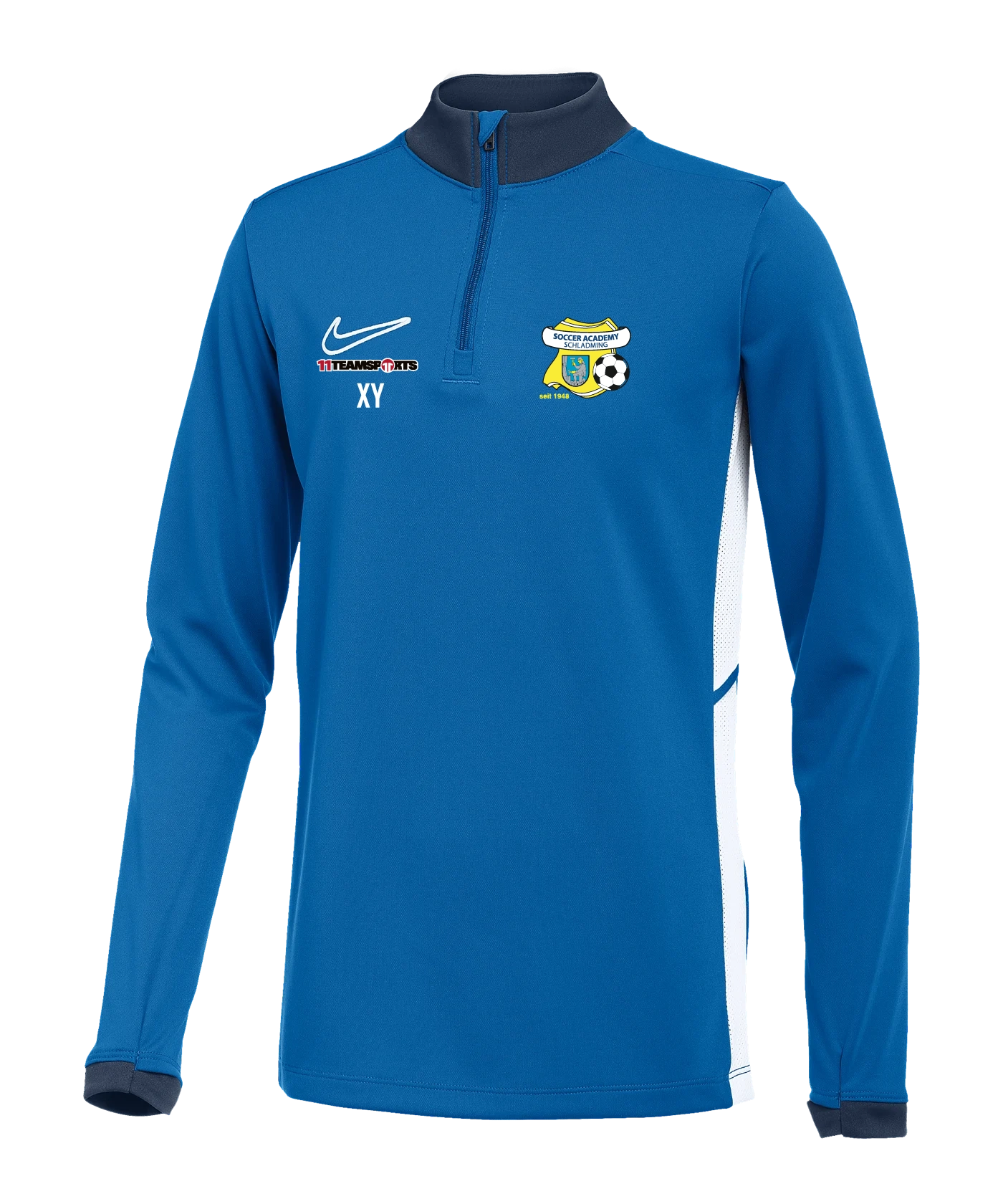 NIKE Academy 25 Drill Top Sweatshirt Kids Blau FC Schladming