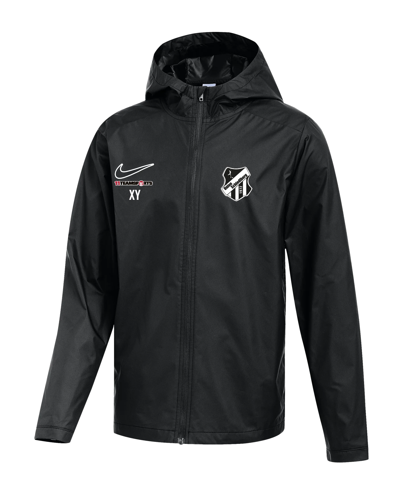 NIKE Academy 25 Regenjacke Kids Schwarz Union Schiedlberg