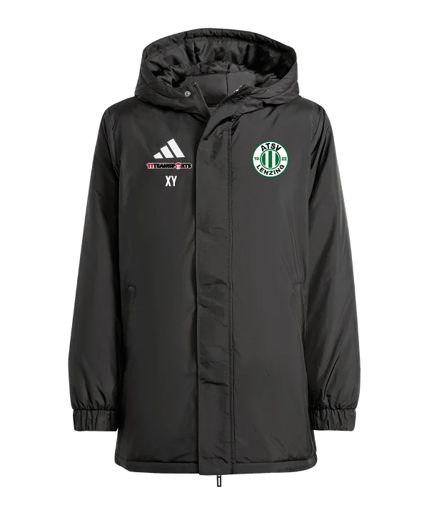 ADIDAS Entrada 26 Winterjacke Schwarz ATSV Lenzing
